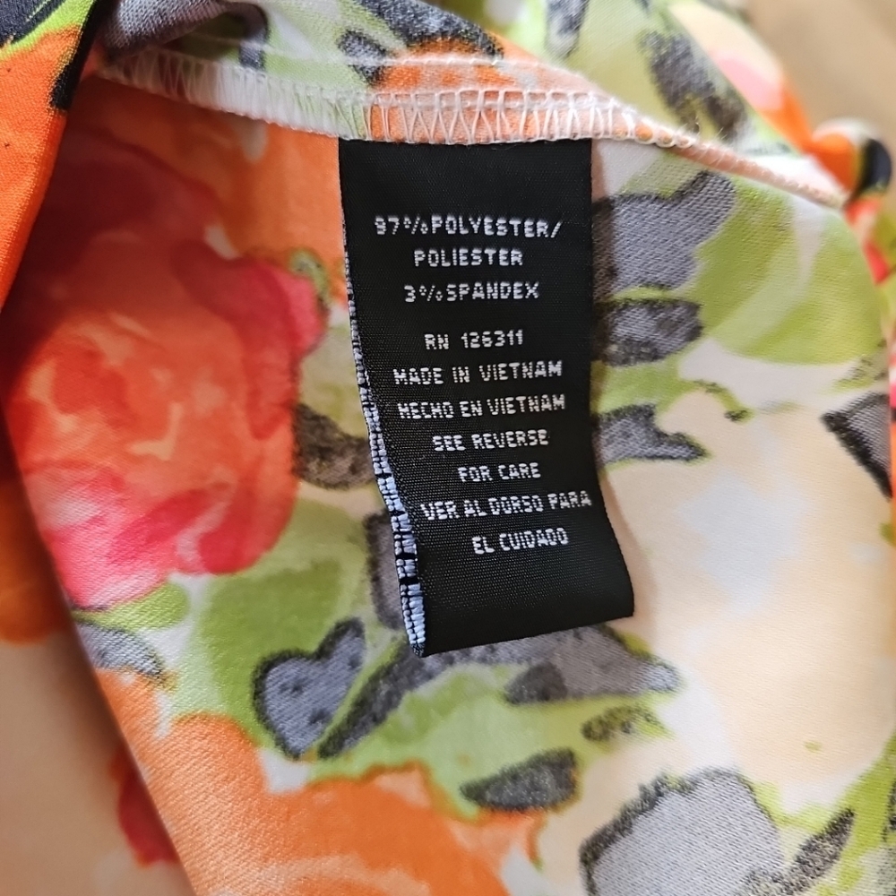 Ronni Nicole Floral Dress Size 16 - Picture 5 of 6